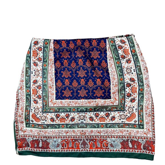 Vici Boho Faux Mini Wrap Skirt - Picture 3 of 3